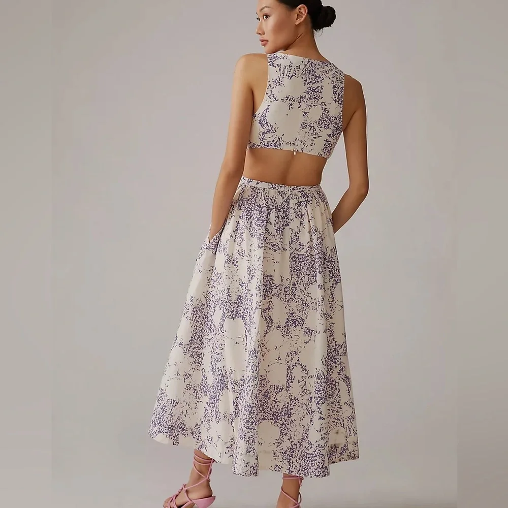Aureta Kajsa Midi cutout Dress NWT‎ size medium